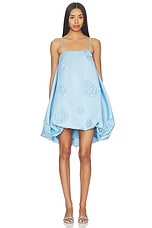 Patsy Applique Puff Mini Dress - thumbnail 4