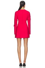 Aliza Bow Long Sleeve Mini Dress - thumbnail 6
