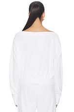 Bronwyn Off The Shoulder Sweatshirt - thumbnail 6