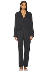 Washable Silk Long Sleeve Pant Set - thumbnail 4