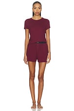 Rib Tee Short Set - thumbnail 4