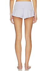 Soft Modal Rib Fold Over Shorts - thumbnail 6