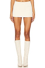 Anabella Faux Leather Micro Skirt