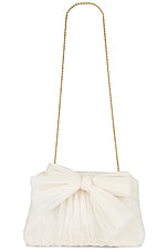 Rayne Pleated Bow Clutch