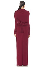 Asymmetrical Shawl Draped Gown - thumbnail 6