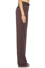 Lightweight Satin High Waisted Belted Pant - thumbnail 6