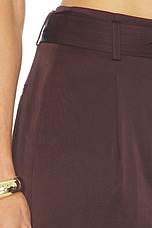 Lightweight Satin High Waisted Belted Pant - thumbnail 9