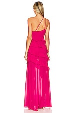 Lovers and Friends Junette Gown in Magenta Pink | REVOLVE