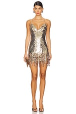 Isabetta Sequin Fringe Mini Dress - thumbnail 9