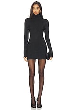 Bessi Turtle Neck Mini Dress - thumbnail 4