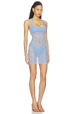 Savanna Floral Embellished Mini Dress - thumbnail 5