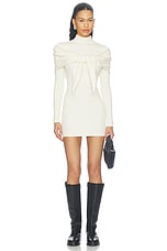 Jaine Sweater Dress With Scarf - thumbnail 4
