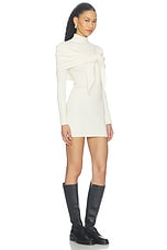 Jaine Sweater Dress With Scarf - thumbnail 6