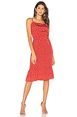 Lovers + Friends Basil Midi in Mini Star Print