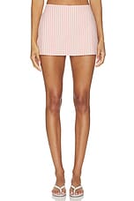Rhodes Striped Linen Skirt - thumbnail 4