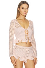 Blake Open Knit Cardigan - thumbnail 5