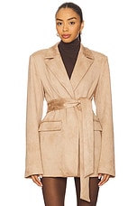 Eva Faux Suede Jacket - thumbnail 4