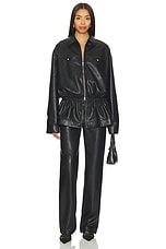 x Emma Leger Greta Faux Leather Pants - thumbnail 8