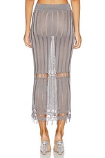 Francie Metallic Knit Maxi Skirt - thumbnail 7