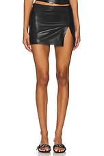 Ana Faux Leather Mini Skirt