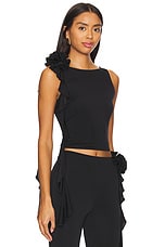 Lovers + Friends - Ida Twist Front Poly Ruched Top