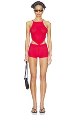 Daniella Pointelle Tie-Back Tank - thumbnail 7