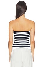 Ebony Stripe Knit Tube Top - thumbnail 6