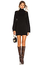 LPA Fallon Sweater Dress in Black | REVOLVE