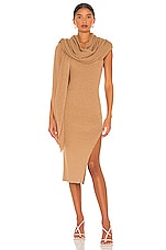 lpa salmah dress with detachable shawl