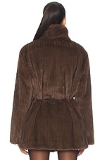 Maria Faux Fur Coat - thumbnail 6
