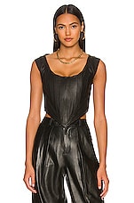 Product image of LPA Aurora Leather Corset. Click to view full details