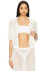 Ophelia Windowpane Knit Top