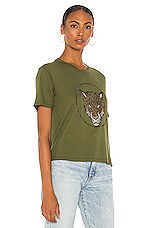 Le Superbe Auro Leopard Tee in Washed Army | REVOLVE