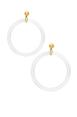 Product image of LARUICCI Wide Circle Hoops. Click to view full details