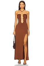 Halter Ring Long Dress - thumbnail 4