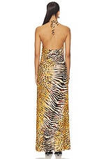 Tigressa Ring Halter Long Dress - thumbnail 6