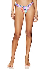 Product image of Luli Fama Dancing Queen Reversible Brazilian Bottom. Click to view full details