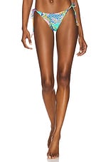 Seamless Reversible Ruched Back Brazilian Tie Side Bottom