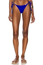 Seamless Wavy Ruched Back Brazilian Tie Side Bottom