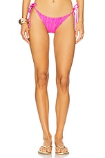 Seamless Ruched Back Brazilian Tie Side Bottom