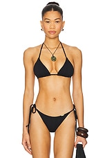 Wavy Seamless Triangle Bikini Top
