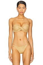 Golden Sunset Underwire Push Up Bikini Top - thumbnail 4