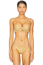 Golden Sunset Underwire Push Up Bikini Top - thumbnail 5