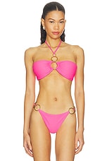 Solar Pop Drawstring Bandeau Top - thumbnail 4