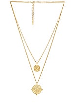 Product image of Luv AJ x REVOLVE The Double Coin Charm Necklace. Click to view full details