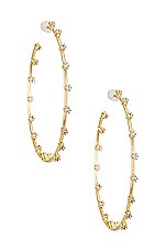 Product image of Luv AJ The Stardust Statement Hoops. Click to view full details