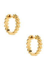 The Mini Snake Chain Hoops