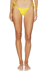 Sunburst Side Tie Bikini Bottom - thumbnail 4