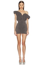 Asymmetric Off The Shoulder Dress - thumbnail 4