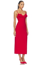 Floral Applique Midi Dress - thumbnail 5